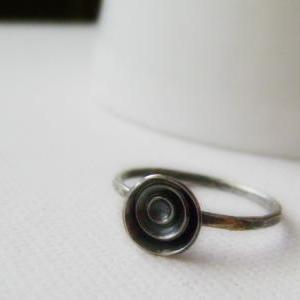 Sterling Silver Stacking Ring Rosey Posey