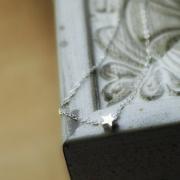 Sterling Silver Tiny Star Necklace